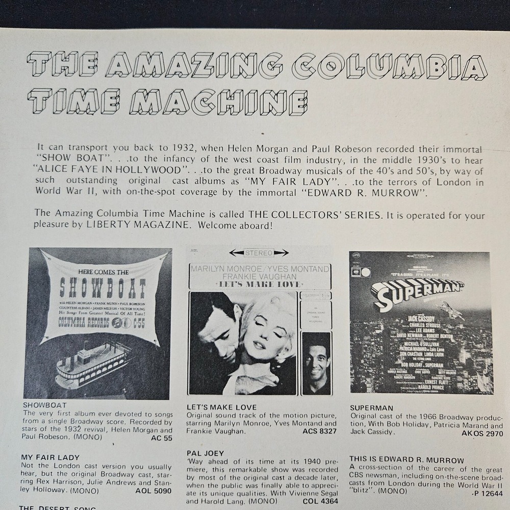 1976 Amazing Columbia Time Machine Order Form Vintage Print Ad OUTDATED EXPIRED‎